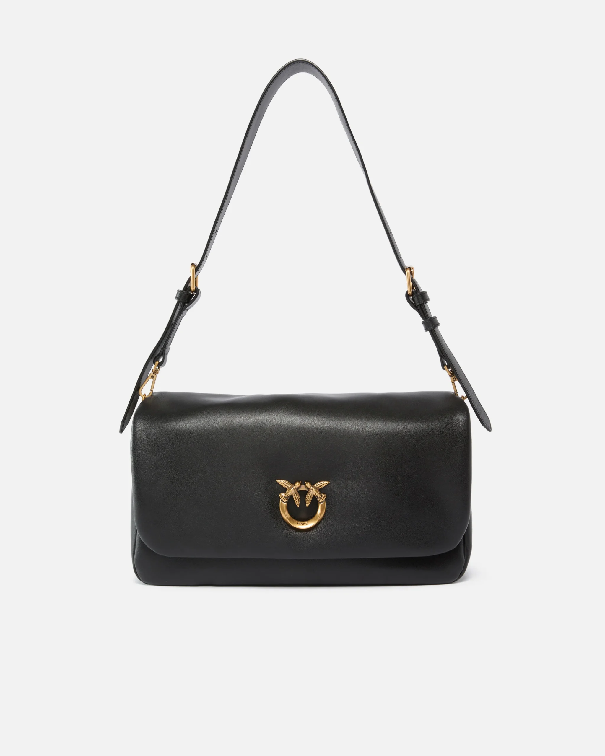 1 Δερμάτινη τσάντα χιαστί μεσαίου μεγέθους Love Bag Click Soft Horizontal Handle - Image 1