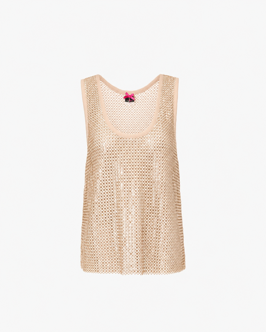 43babe72-280b-4960-8706-537e8df8ed37 Tank top "Dayane" με διχτυωτό σχέδιο και στρας - Image 1