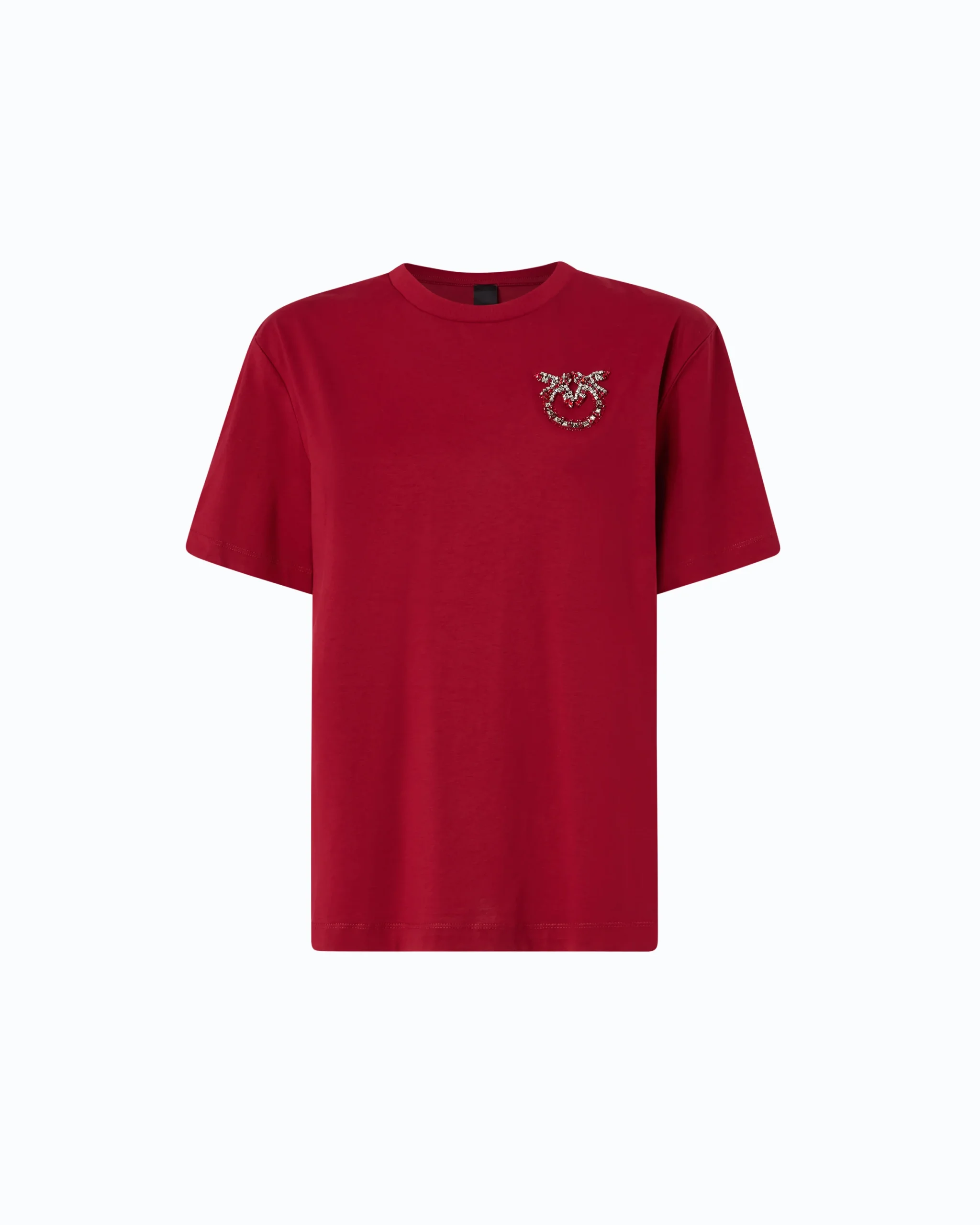 105526A3JPR5900101_5 T-shirt με λογότυπο Love Birds με κρύσταλλα - Image 1