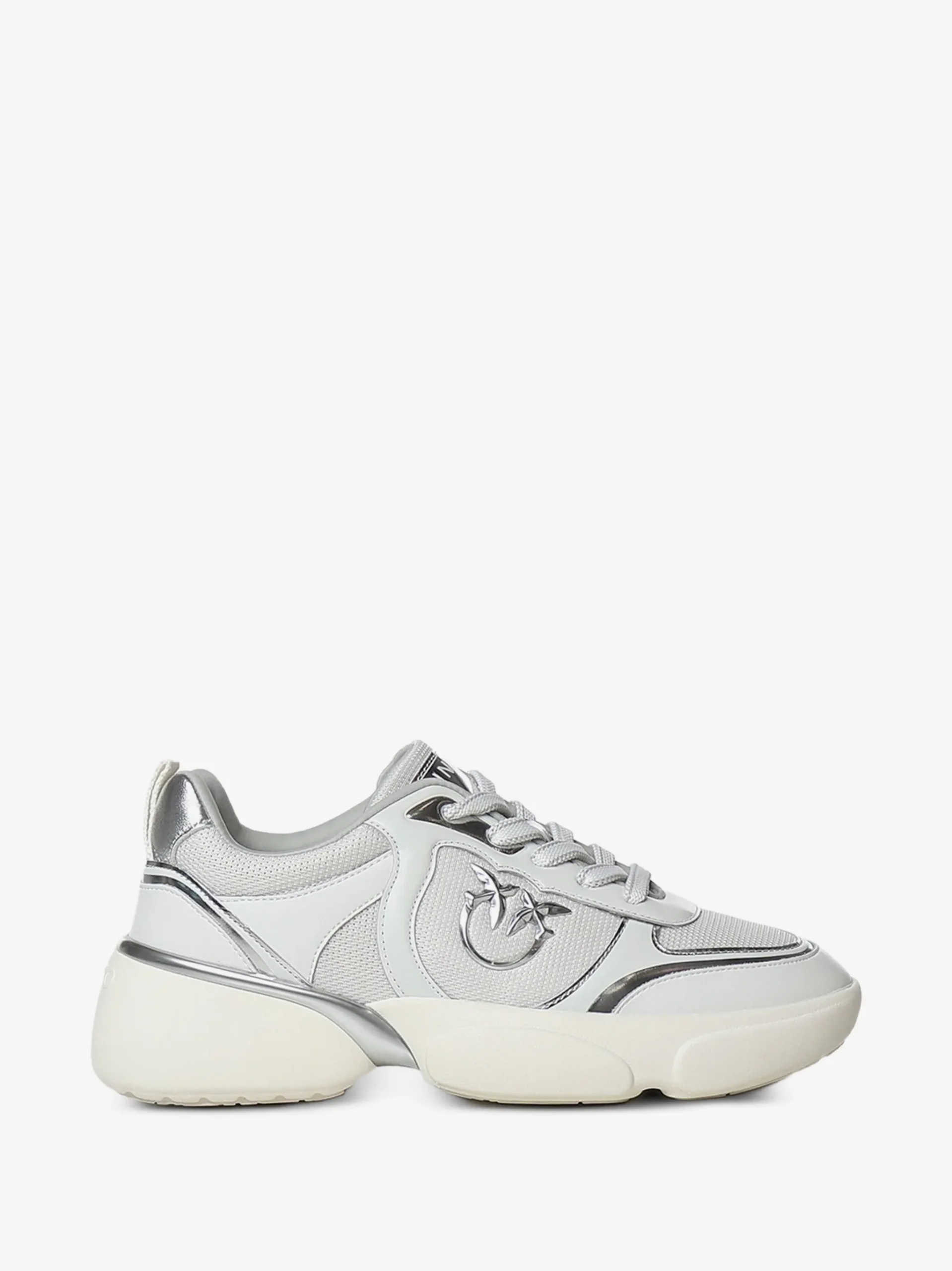 38083419_71911735_2048 Δερμάτινα sneakers Alba με μεταλλικές λεπτομέρειες και λογότυπο Love birds - Image 1