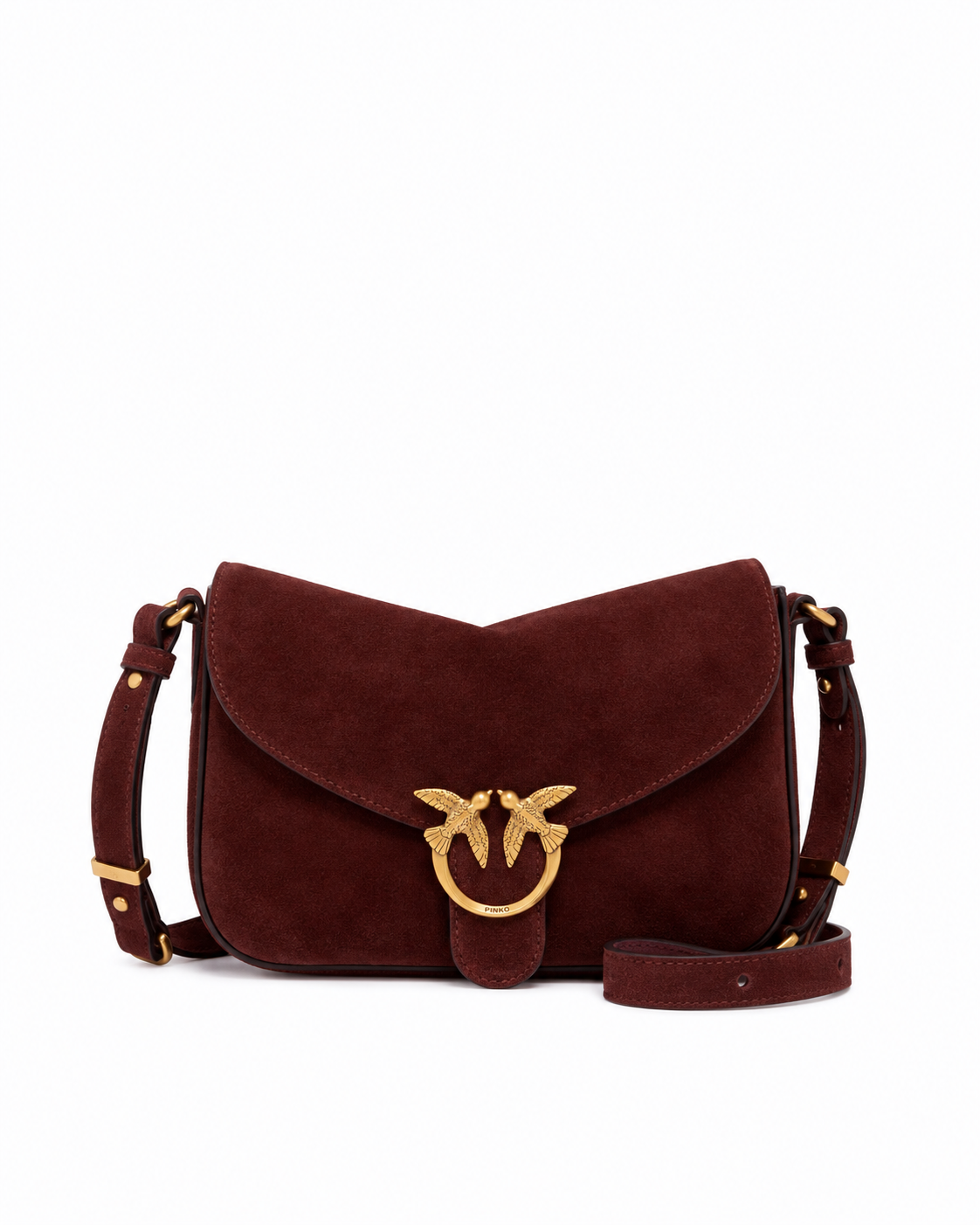 0c8e02d4-f6fa-49b8-915b-0a681b32dbf1 Τσάντα χιαστί Love Bag classic satchel από σουέτ - Image 1