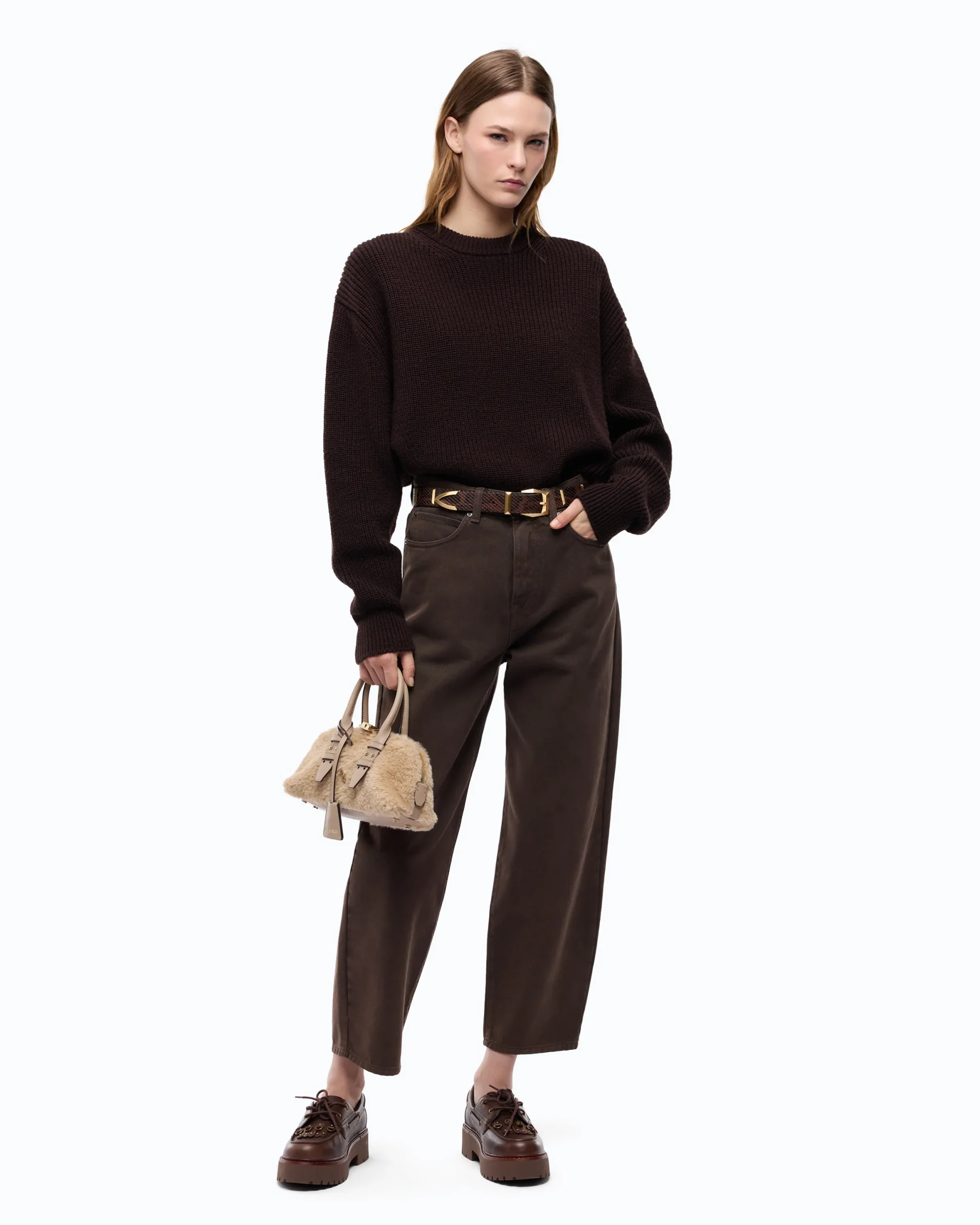 103857A3KUL7201101_1 Παντελόνι σε γραμμή barrel από bull denim - Image 1